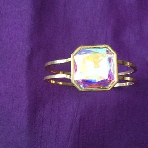 Swarovski 🌈 Aurora Borealis Gold-Tone Bracelet